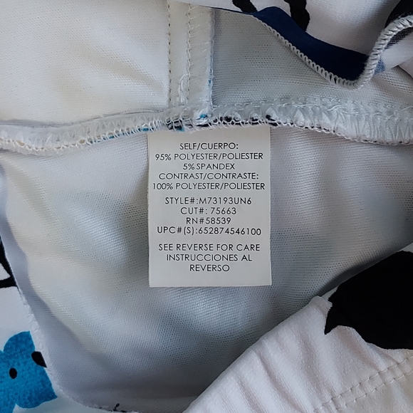 Speechless navy/white/teal floral summery dress size small - Picture 5 of 6